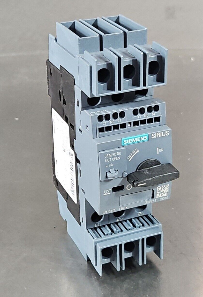 Siemens 3RV2811-1HD10 SIRIUS Circuit Breaker.                              4D-18