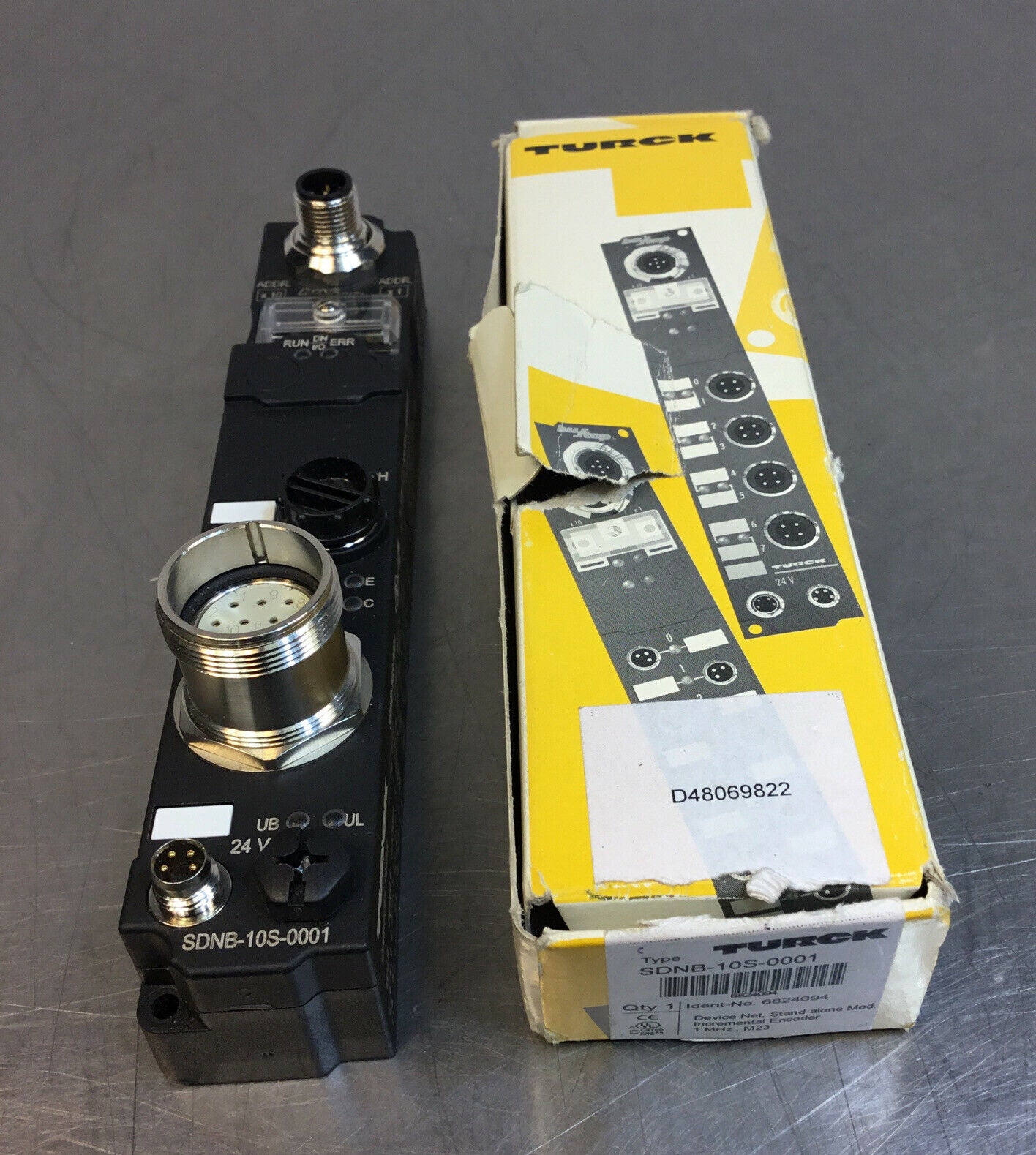 TURCK SDNB-10S-0001  Stand Alone Incremental Encoder Interface 1MHz   3D-2