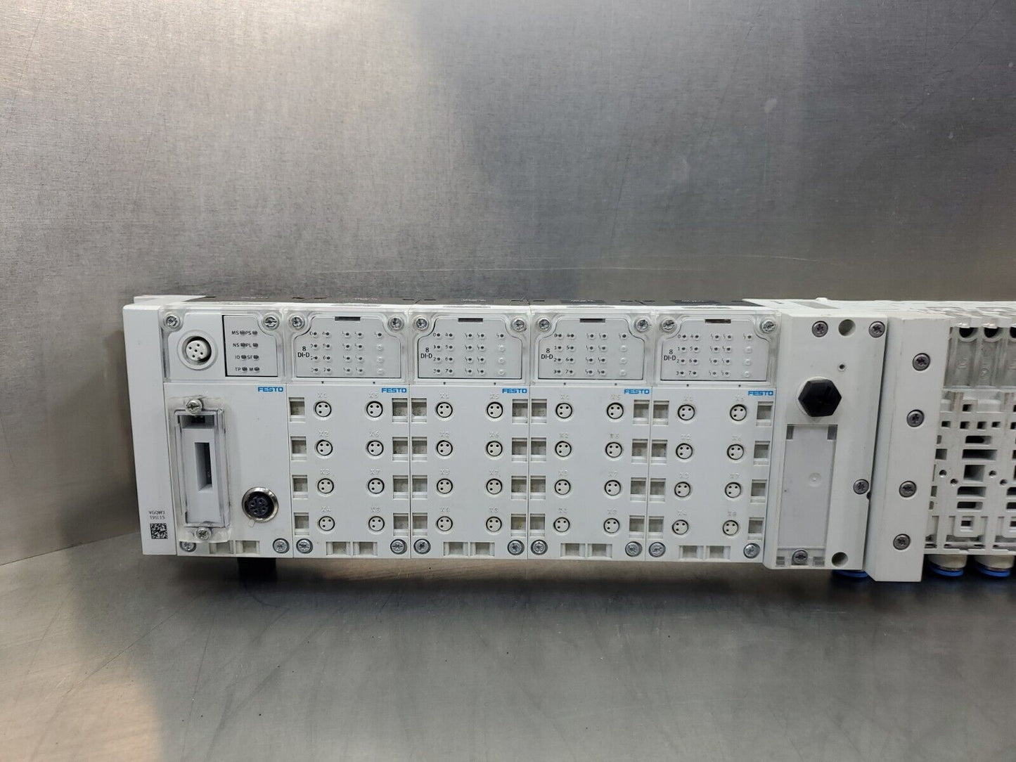 FESTO MPAL-VI 569926/CPX-AB-8M8-3POL 12 VALVE TERMINAL CONTROLLER.            6E