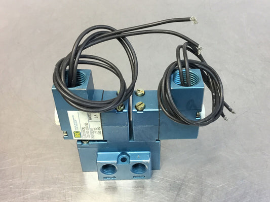 MAC 922A-PM-111CA Solenoid Valve, 2-Position 4-Port, Two PMC Solenoids.   6E