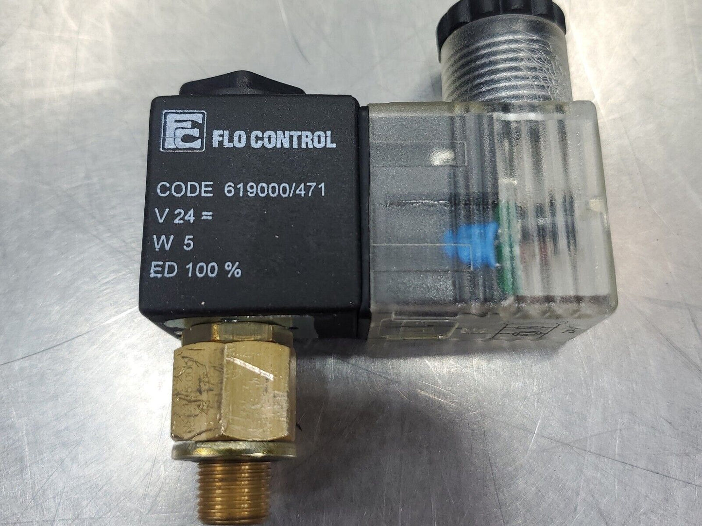 FLO CONTROL 619000/471 24VDC Solenoid Valves.                           6D-16/17