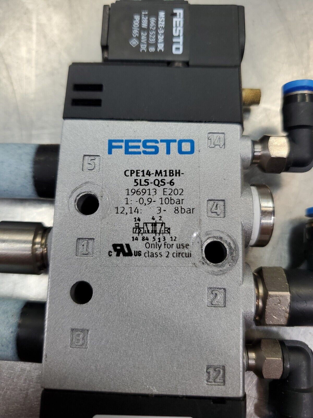 Festo CPE14-M1BH-5LS-QS-6 Solenoid Valve.                                 4C-3