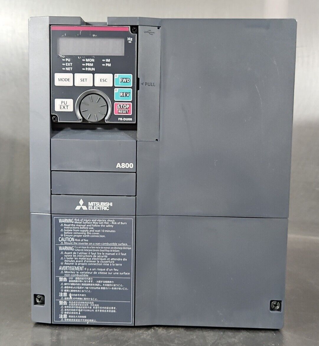 Mitsubishi FR-A840-5.5K-1 Variable Frequency Drive.            Loc 1C-1 / 3-H