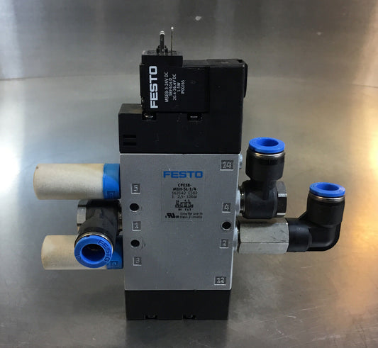 FESTO  CPE18-M1H-5L-1/4  163142 SOLENOID VALVE PNEUMATICS      6B