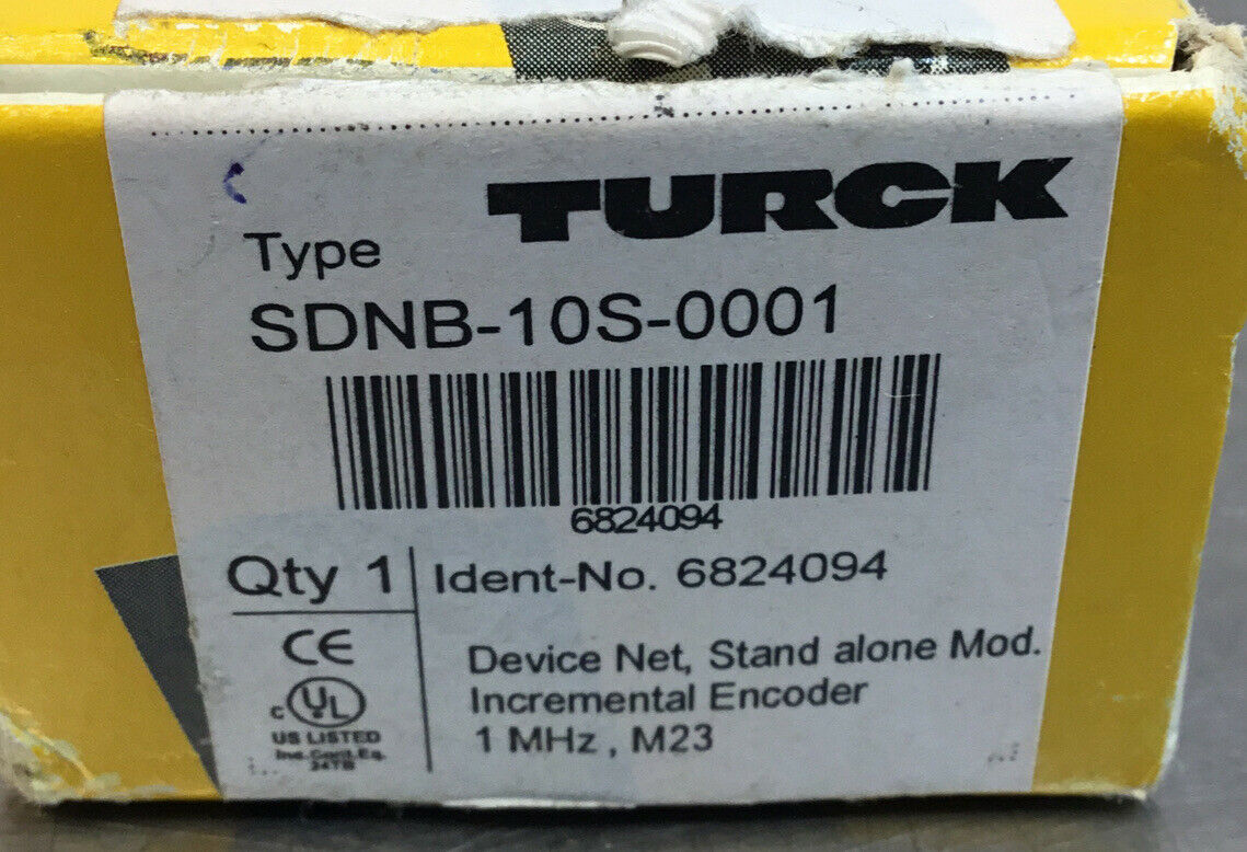 TURCK SDNB-10S-0001  Stand Alone Incremental Encoder Interface 1MHz   3D-2