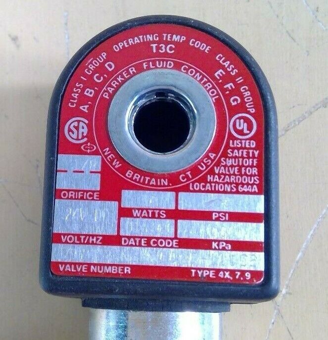 Parker Fluid Control 71215SN2MN00N0H111C2 Safety Shutoff Valve                6E