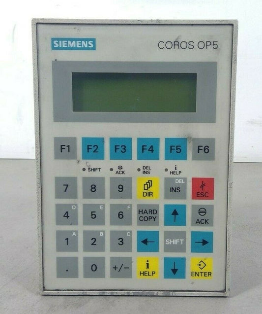 Siemens COROS OP5 Operator Panel OP5-A2 / 6AV3505-1FB12                       4G