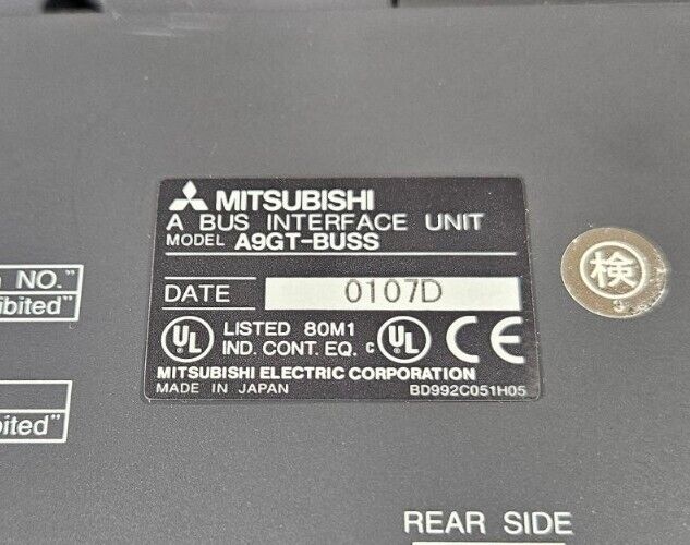 Mitsubishi A970GOT-SBA w/ A9GT-BUSS Operator Interface Loc 2E