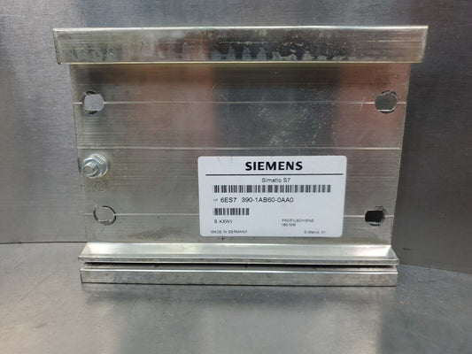 Siemens 6ES7 390-1AB60-0AA0 S7-300 Mounting Rail - 160 MM.                  3D-9