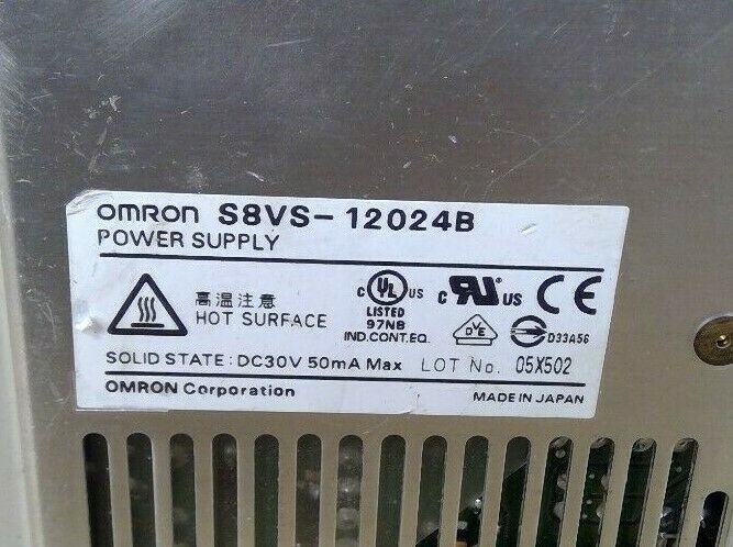 Omron Corporation S8VS-12024B Power Supply                                  4E-5