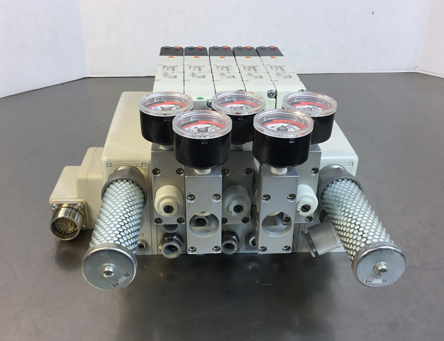 SMC  HHB-113630  Pneumatic Valve Manifold 5) VQC4301-5    6B