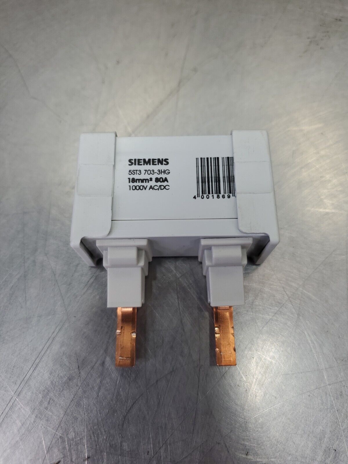 Siemens 5ST3 703-3HG 80A 1000VAC/DC Connector Block.                       4E-22