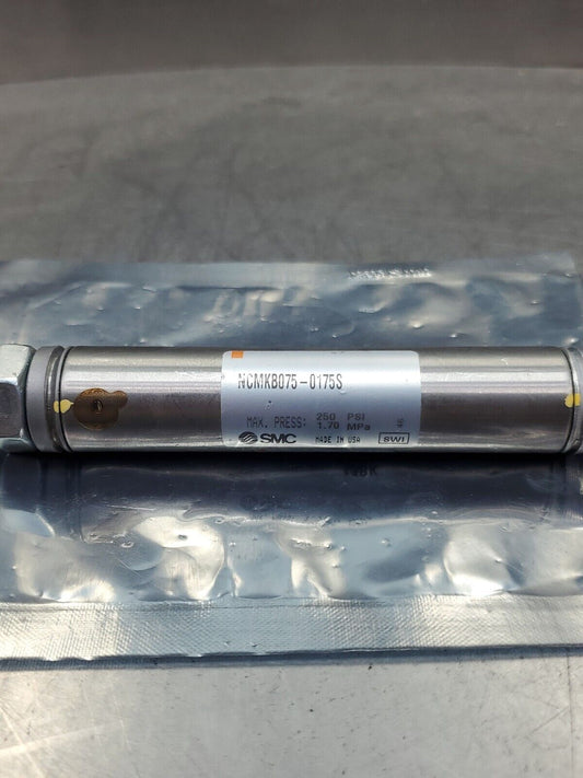 SMC NCMKB075-0175S 250 PSI 1.70 MPa Single Rod Cylinder.                   6E-14