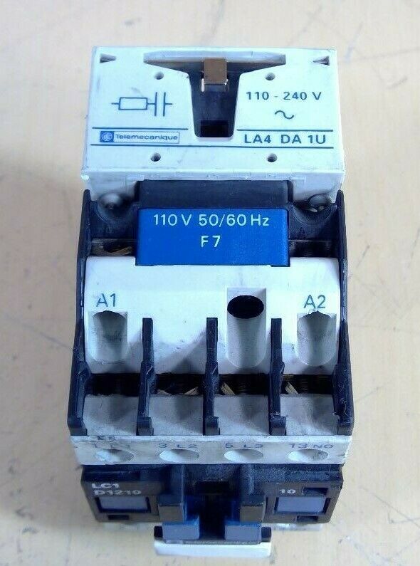 Telemecanique LP1 D1210 Contactor LP1D1210 w/ LA4 DA 1U                      4H