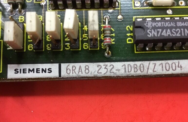 Siemens Drive board 6RA8232-1DB0  R1-106-101-509.     1A