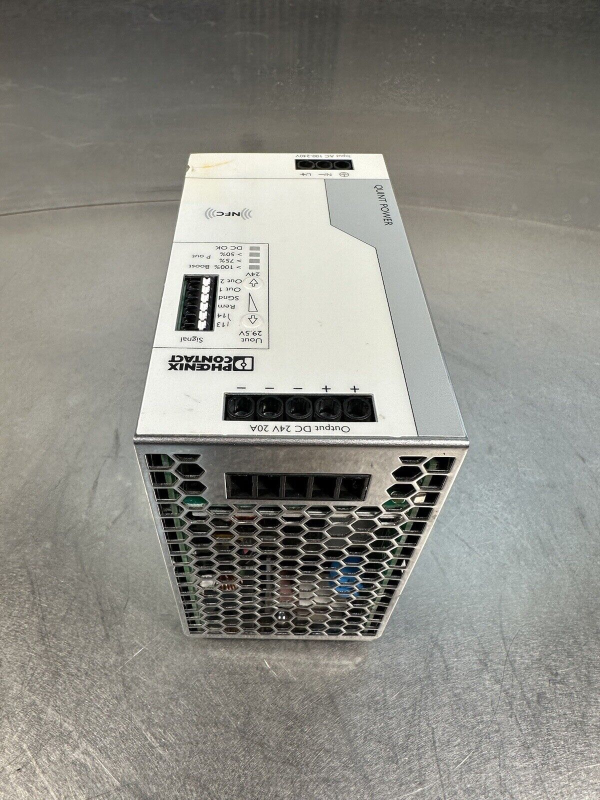 Phoenix Contact Model: QUINT4-PS/1AC/24DC/20  Power Supply: 2904602 (BIN-1.1.1)