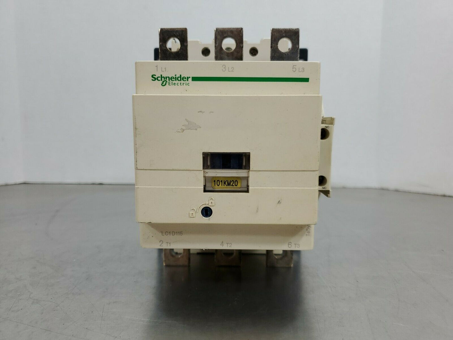 SCHNEIDER ELECTRIC LC1D115 Telemecanique CONTACTOR LX4D8BD24VDC COIL.         4F