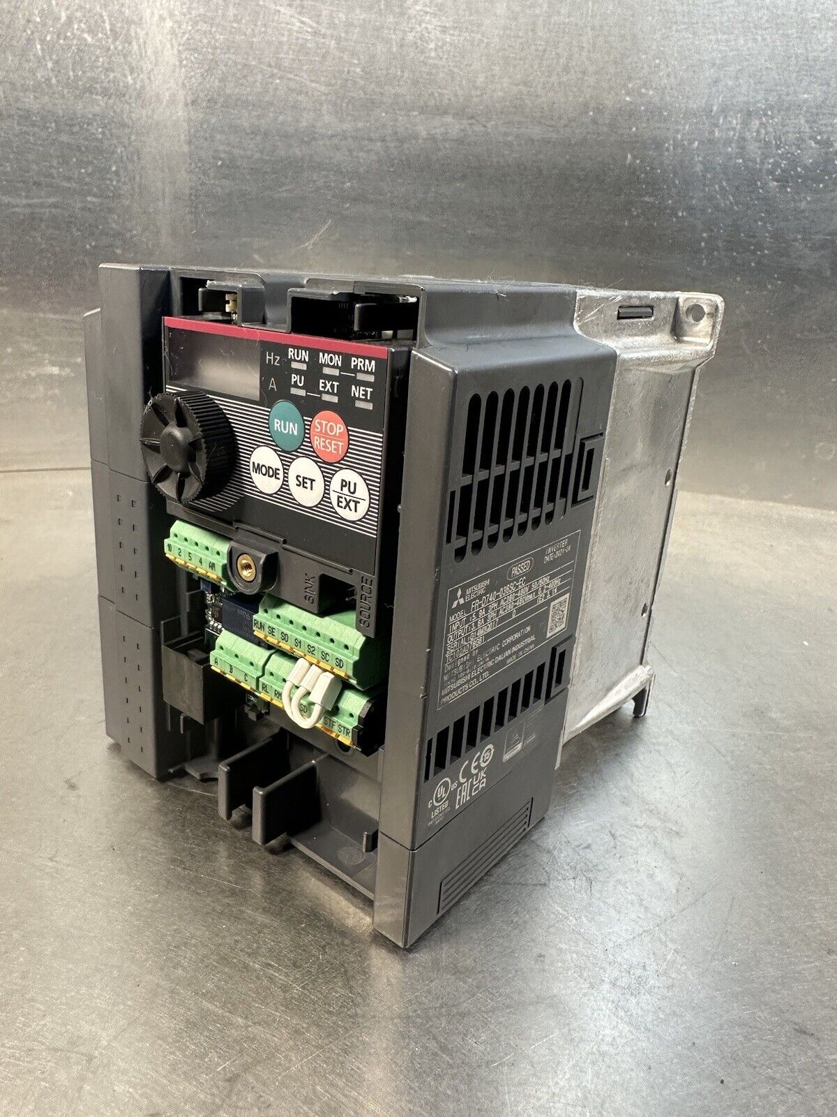 Mitsubishi Inverter FR-D740-036SC-EC (BIN-1.5.1) – Palmetto Automation Inc.