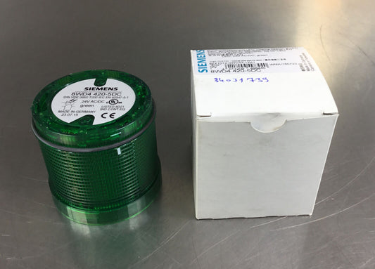 NEW SIEMENS  8WD4-420-5DC  GREEN ROTATING LIGHT ELEMENT      3E-17