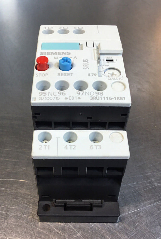 Siemens  3RU1116-1KB1  Overload Relay 9-12A     4G