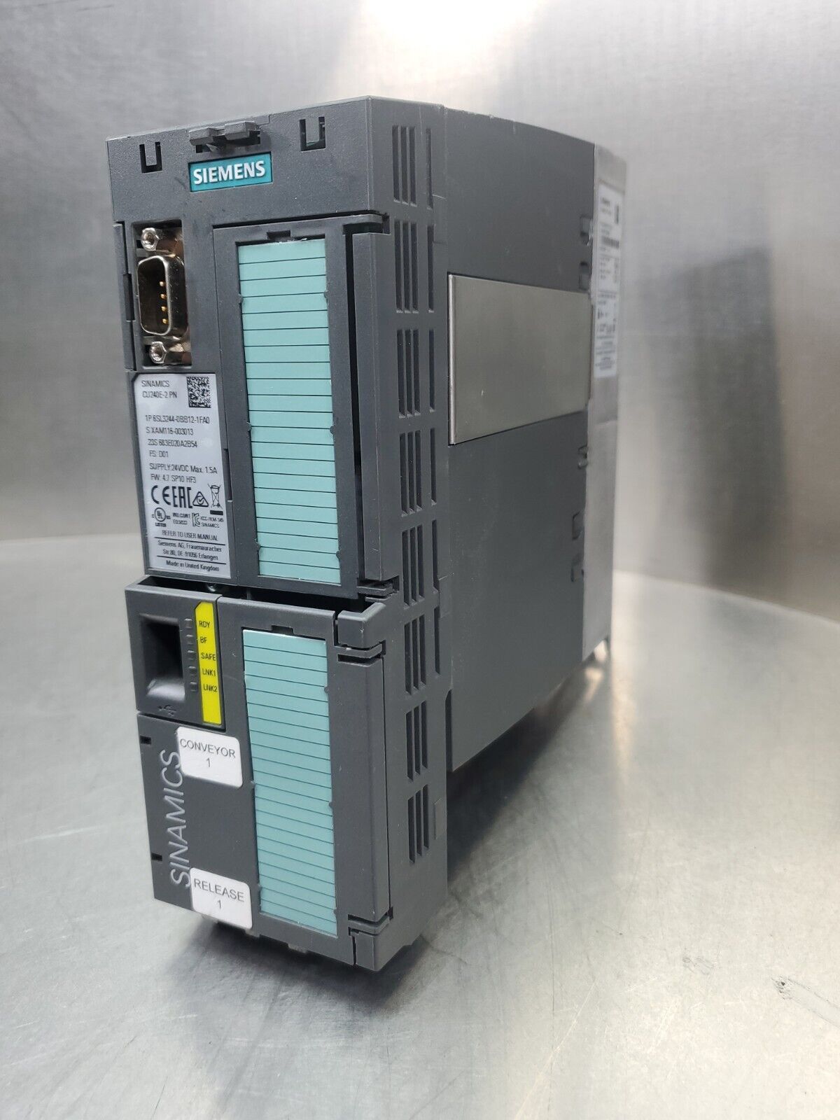 Siemens 6SL3210-1PE12-3UL1 (SINAMICS PM240-2) Module.                     1D-0.