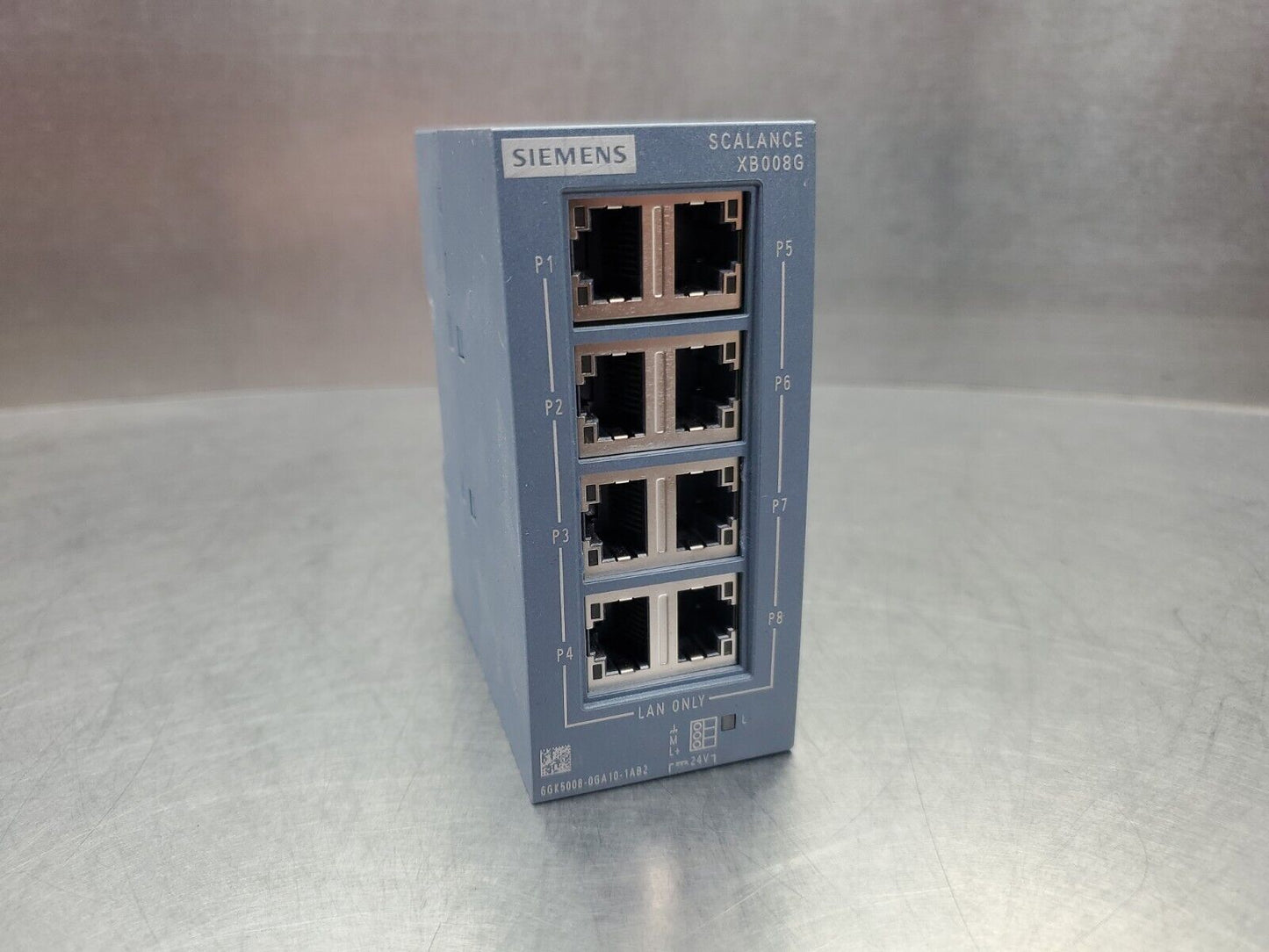 SIEMENS 6GK5008-0GA10-1AB2 SCALANCE XB008G IND. ETHERNET SWITCH.           3E-20