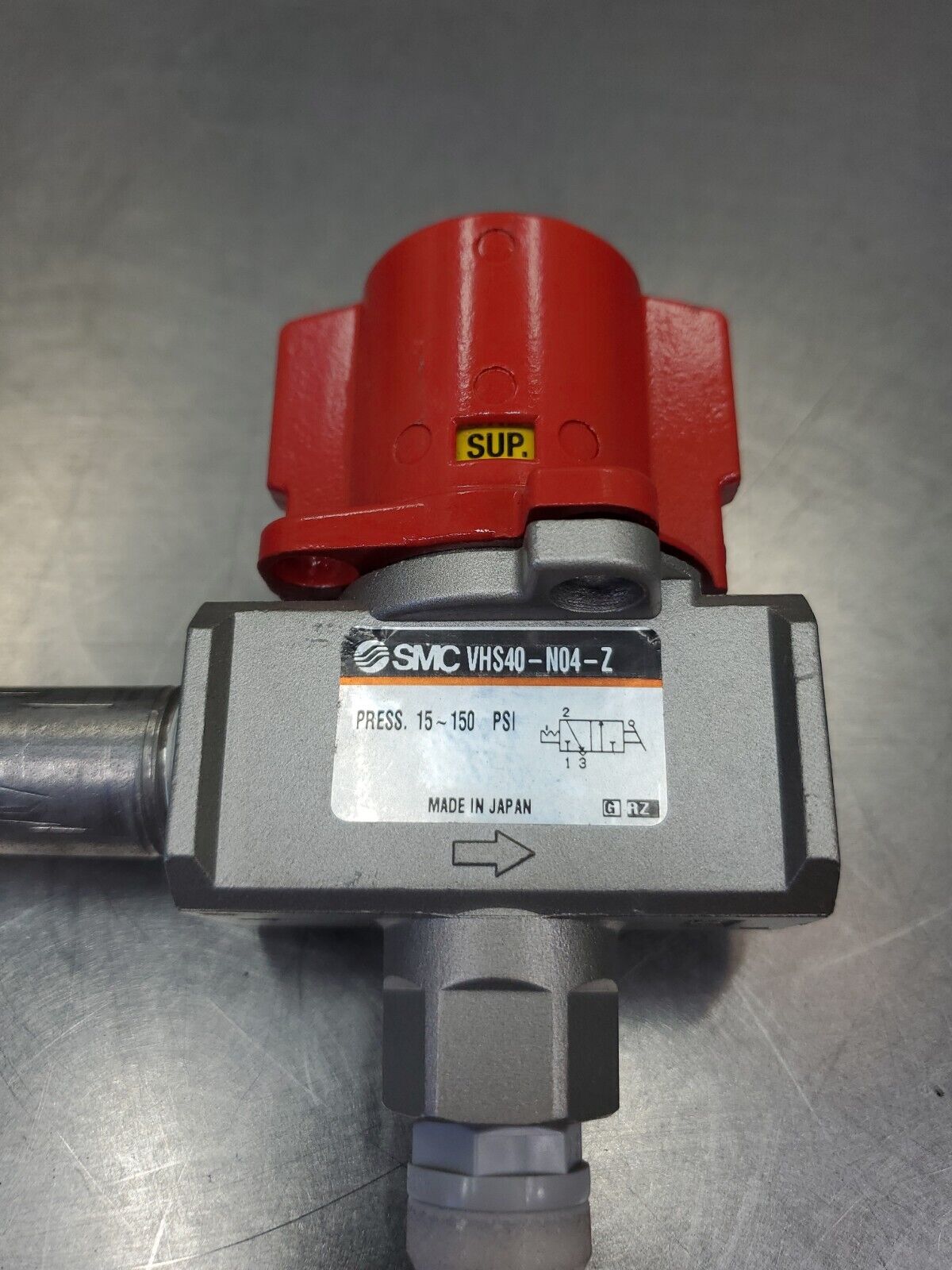 SMC VHS40-N04-Z PRESSURE RELIEF VALVE 15-150 PSI.                             6D