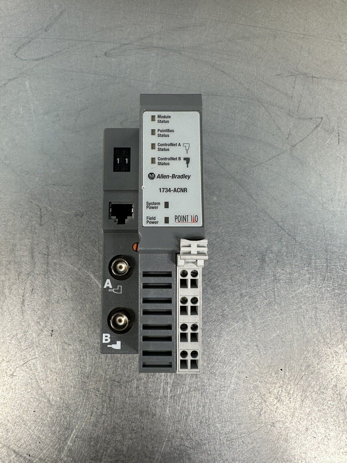 ALLEN BRADLEY 1734-ACNR SERIES A  ADAPTOR MODULE 1734ACNR. (BIN-1.1.1)