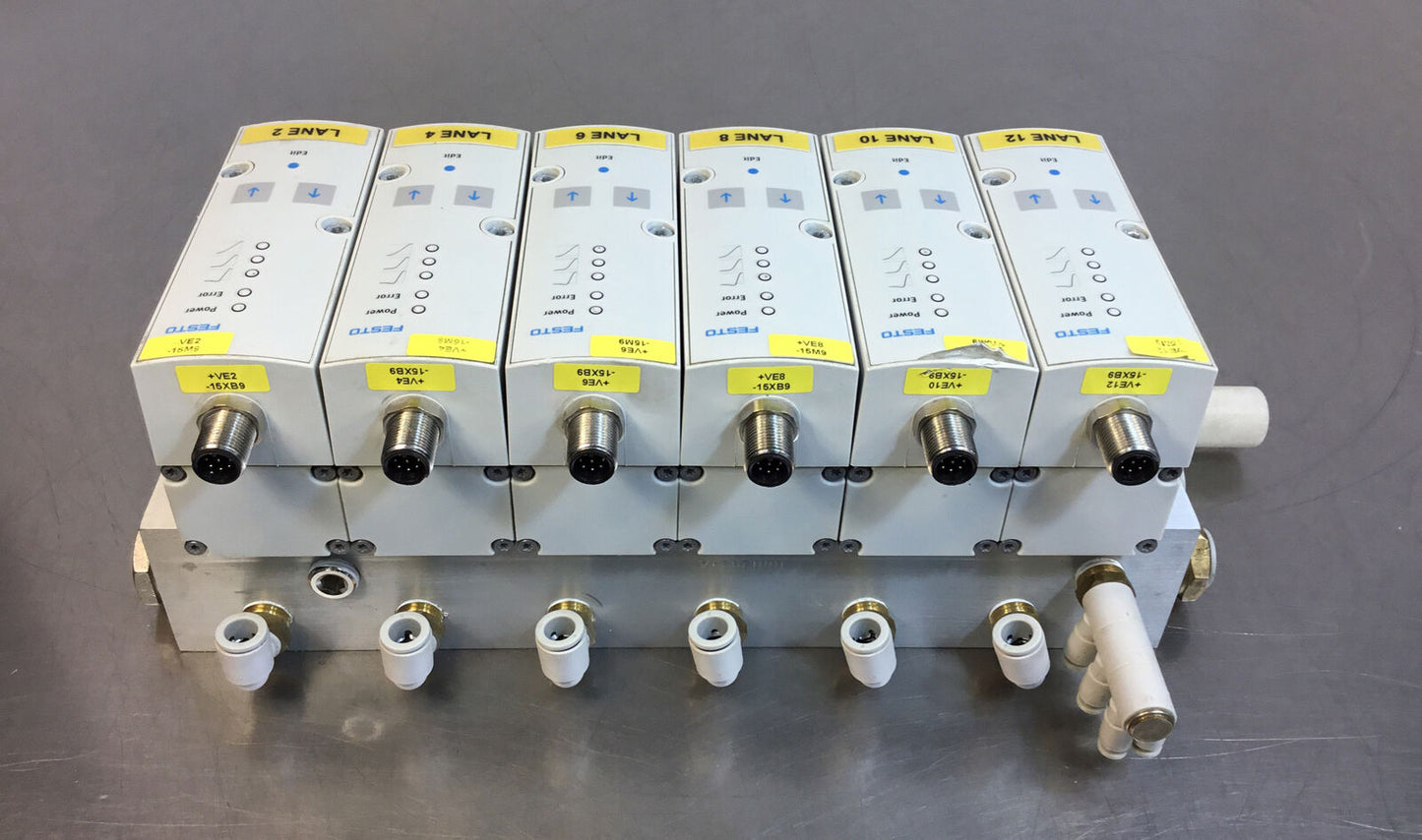 FESTO  6) VPPM-6F-L-1-F-0L10H-V1P-S1  Proportional Control Valve Manifold   6B