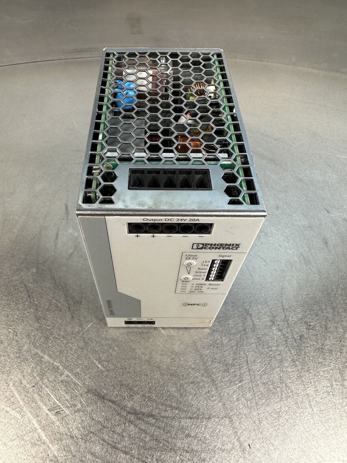 Phoenix Contact Model: QUINT4-PS/1AC/24DC/20  Power Supply: 2904602 (BIN-1.1.1)