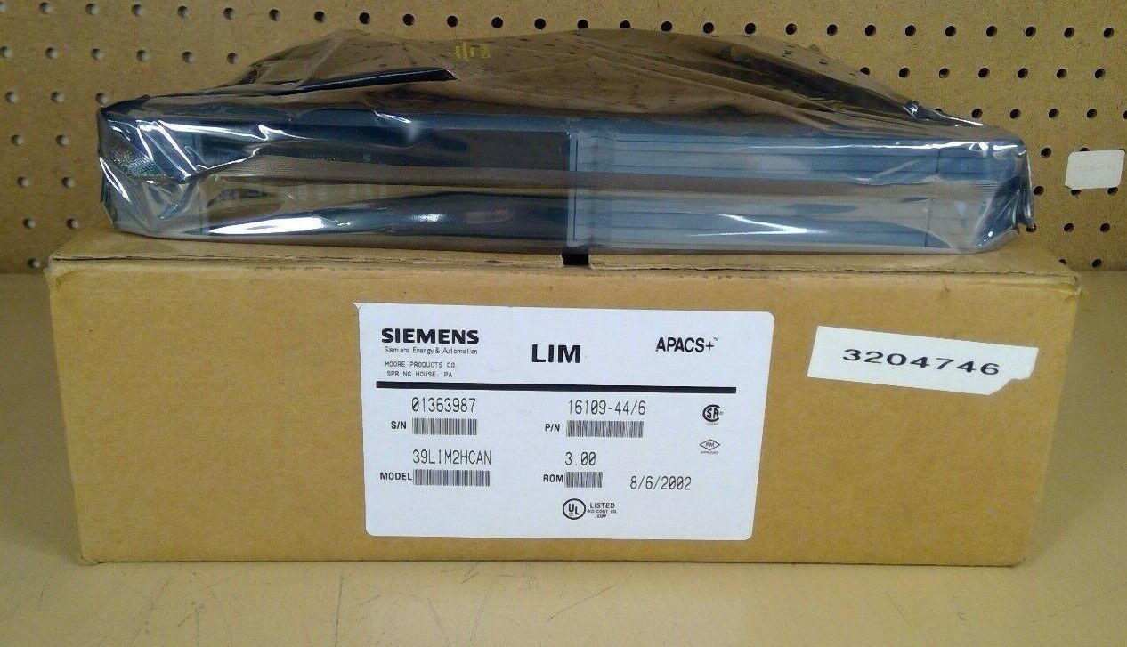 Siemens / Moore Products 39LIM2HCAN LIM Link Interface Module APACS+          3H