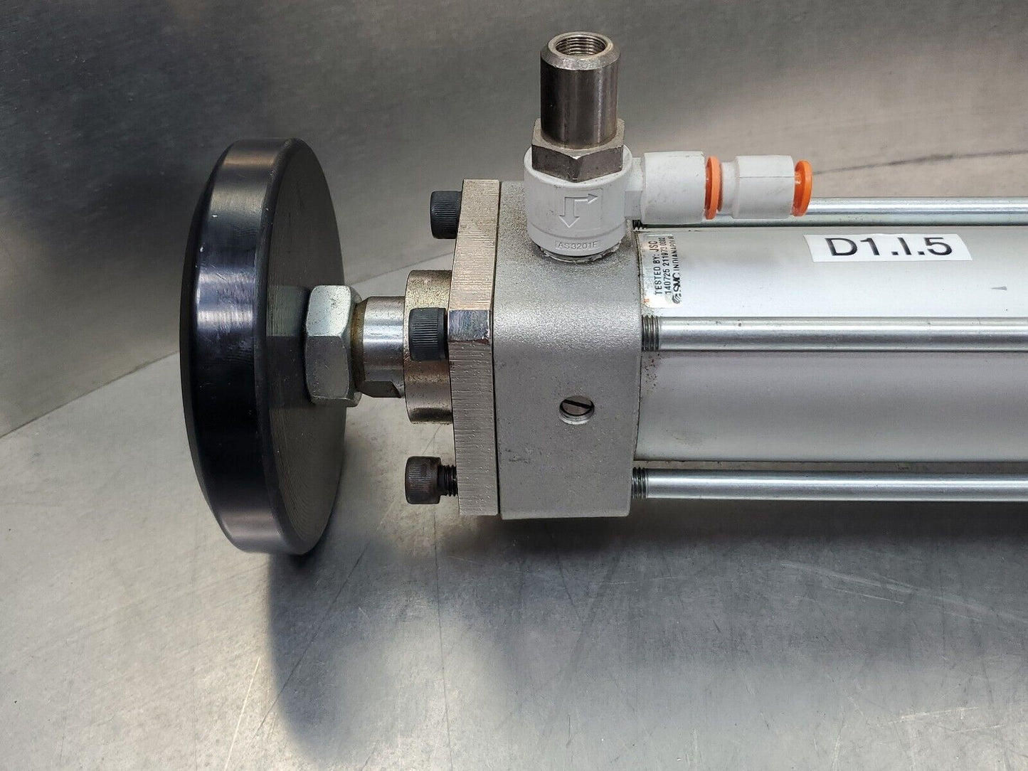 SMC NCDA1S200-1600-DUS0110 250PSI 1.70 MPa Pneumatic Cylinder.             6E-13