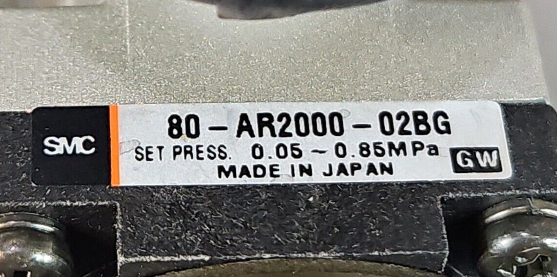 SMC 80-AR2000-02BG Set Pressão 0.05-0.85 Mpa.                              6D-14