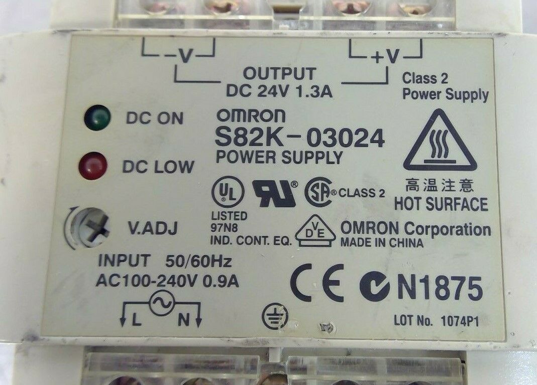 Omron Corporation S82K-03024 Power Supply                                     4C