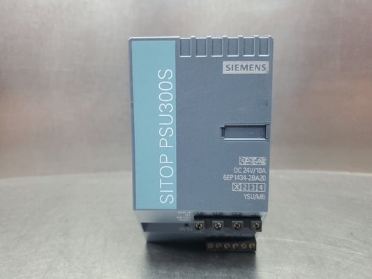 SIEMENS SITOP PSU300S (6EP1434-2BA20) 24VDC 10A Power Supply.               4D-1