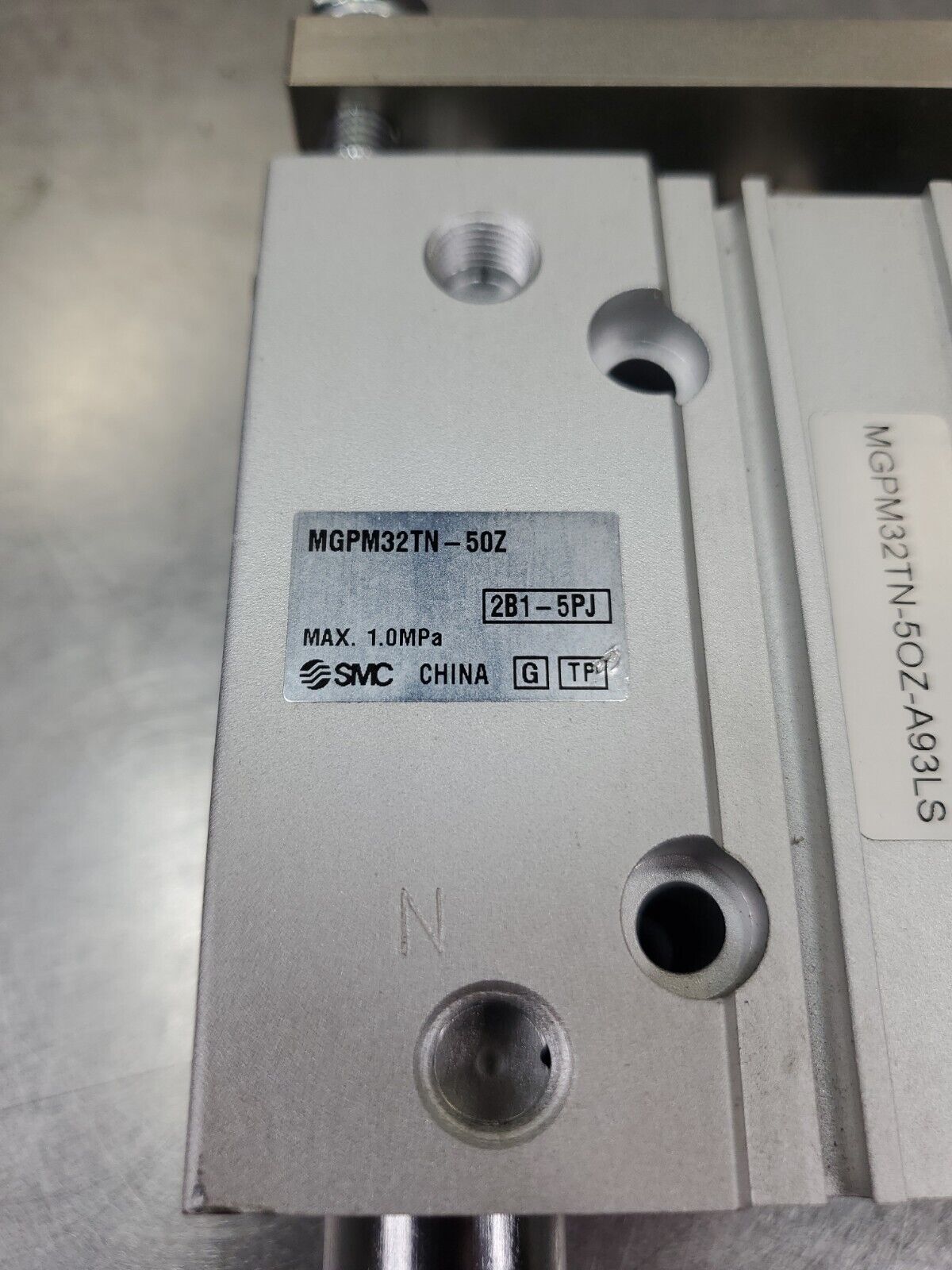 SMC MGPM32TN-50Z-A93LS 1.0MPa Pneumatic Compact Guided Cylinder.              6E