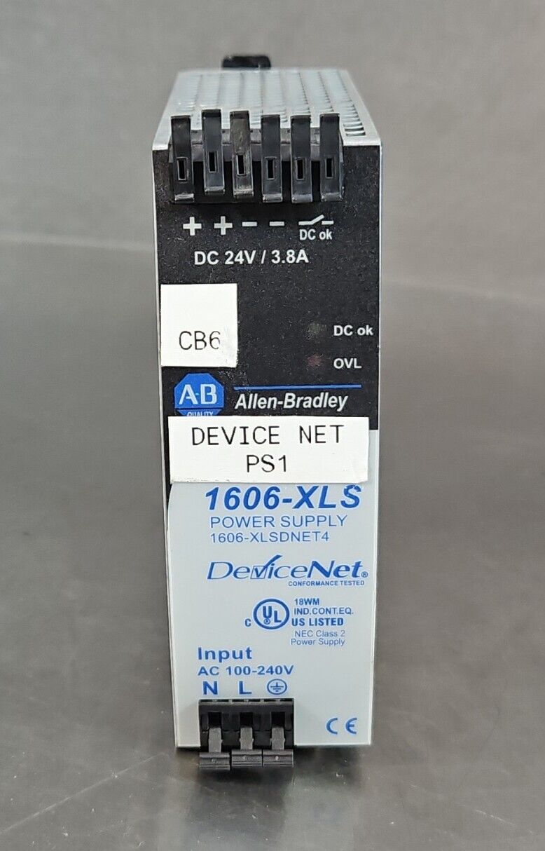 Allen Bradley 1606-XLSDNET4 Ser A Power Supply.                    4E-26