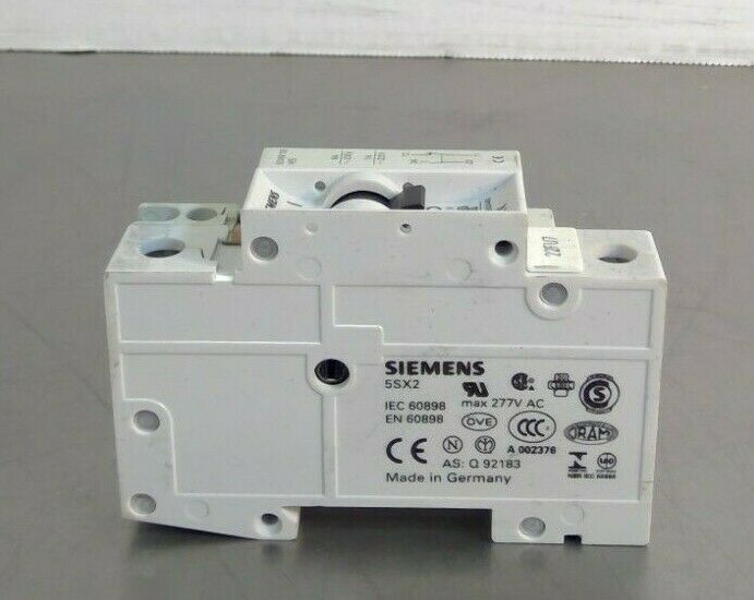 Siemens - 5SX21 C6 - Circuit Breaker - 5SX2 w/ 5SX9100                        4G