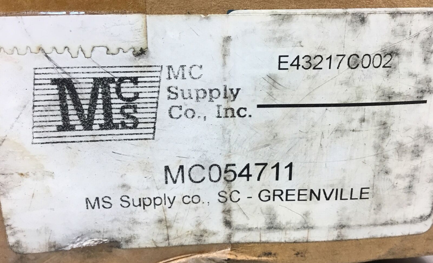 MC Supply Co. Motor Model MC054711  115V    1B