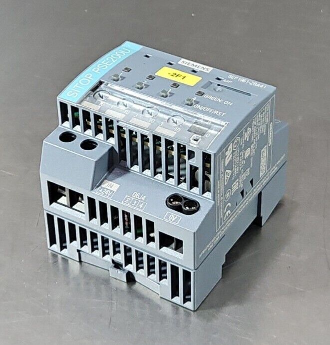 Siemens 6EP19612BA41 Power Supply Selectivity Module - SITOP PSE200U.      4E-17