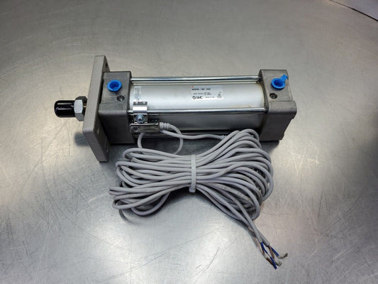 SMC MDBF50-120Z-A54Z Pneumatic Cylinder w/2-SMC D-A54 Reed Switches.       6B-14