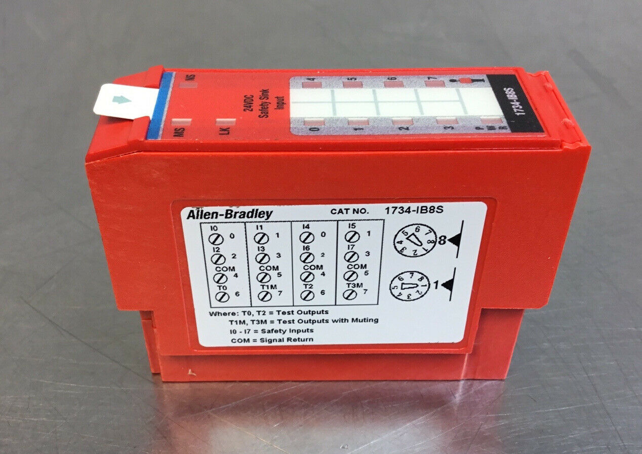 Allen-Bradley 1734-IB8S /A Safety Sinking Input Module 24 VDC 3E-17