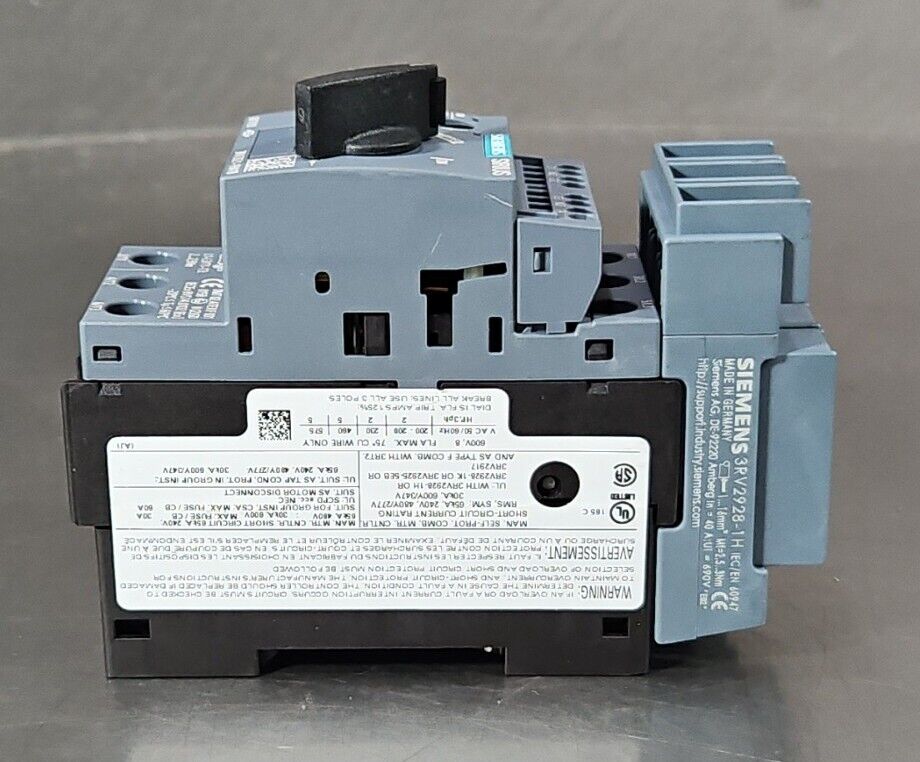 Siemens 3RV2021-1HA10 Circuit Breaker.                            4E-22