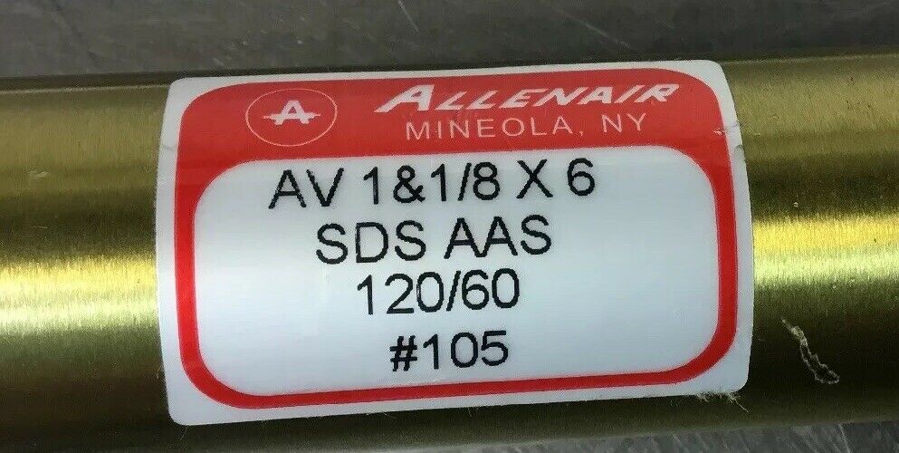 ALLENAIR AV 1&1/8x6 SDS-AAS 120/60 #105 Cylinder  6B