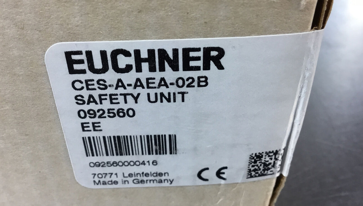 EUCHNER  CES-A-AEA-02B  Safety Unit  “Sealed In Box”    3D-26