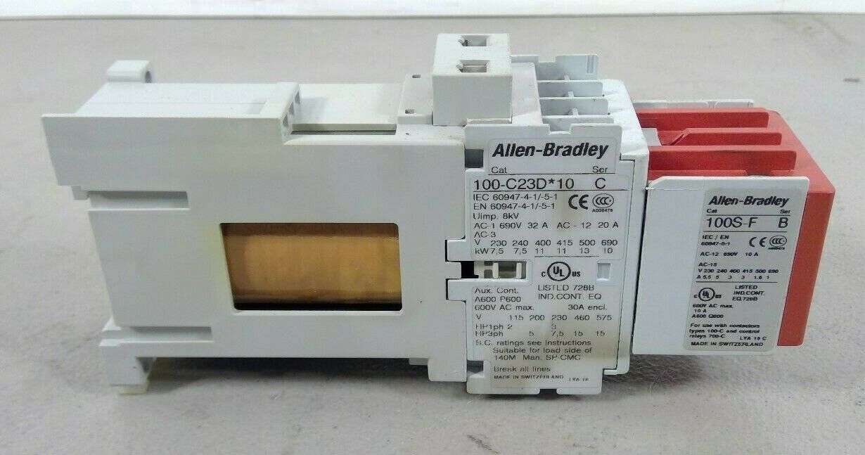 Allen-Bradley Bulletin 100S-C23DJ14C Series C Safety Contactor                4G