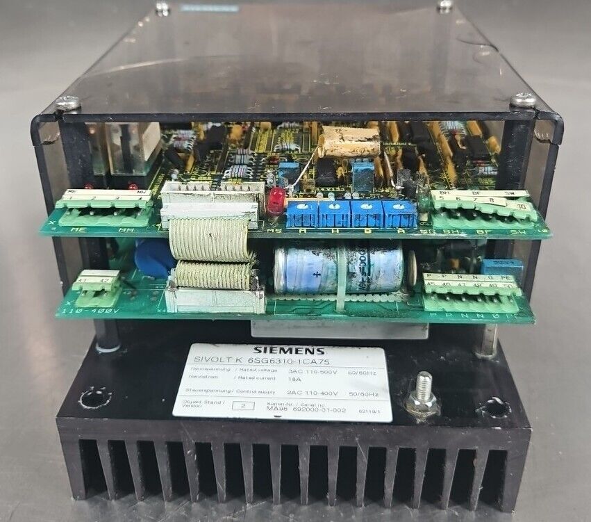 Siemens 6SG6310-1CA75 SIVOLT K Drive                                Loc3A-15