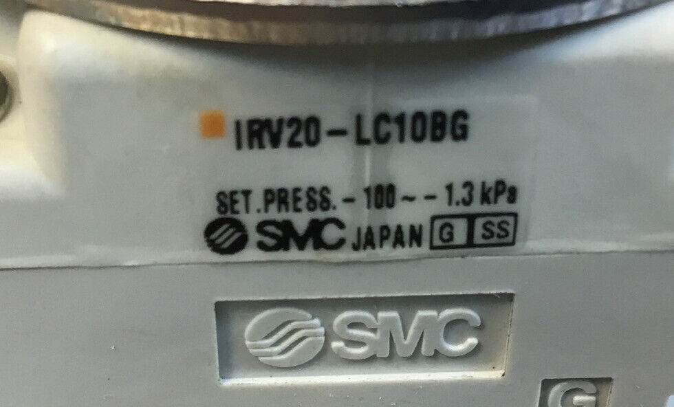 SMC  IRV20-LC10BG  Vacuum Regulator       6B