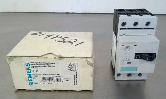 Siemens - Sirius - 3RV1011-0JA10  Circuit Breaker / Motor Protector           4C