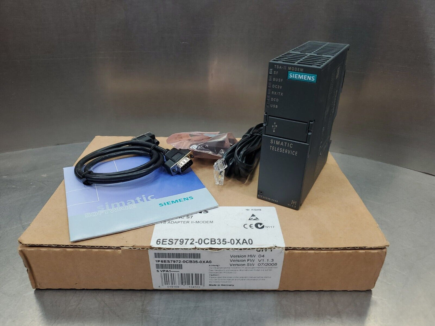 Siemens 6ES7 972-0CB35-0XA0 TS Adapter II Modem.                           3D-11